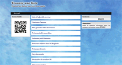 Desktop Screenshot of liste.pro